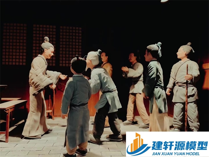 集贤喻侃压粮饷军场景