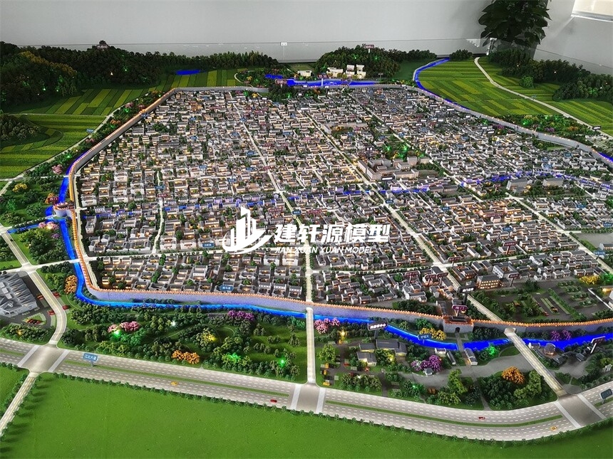 集贤城市规划模型