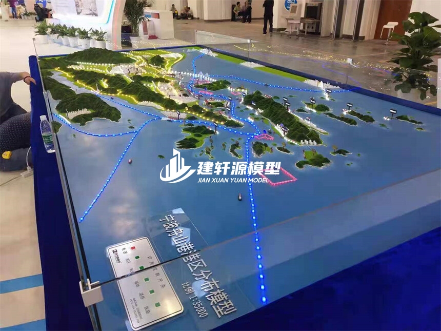 集贤地形地貌模型