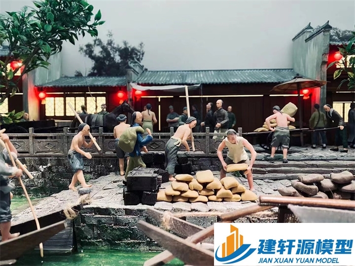 集贤博物馆江南水乡模型