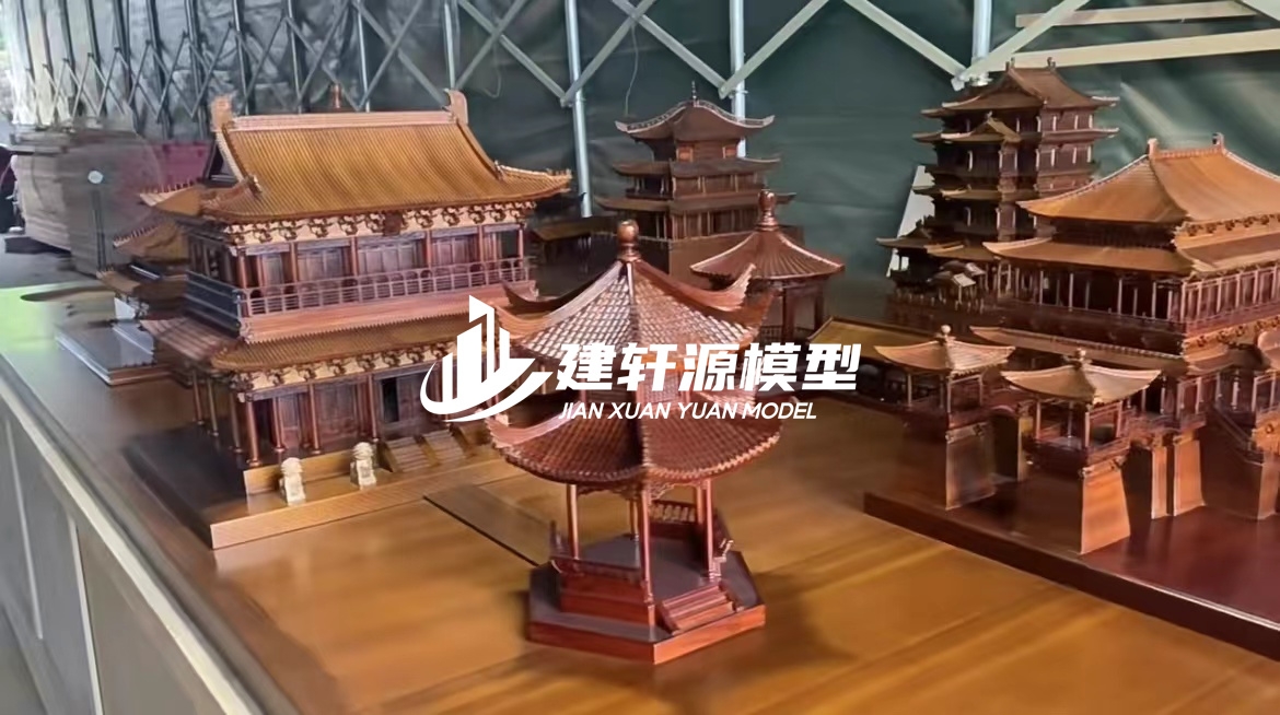 集贤古建模型制作