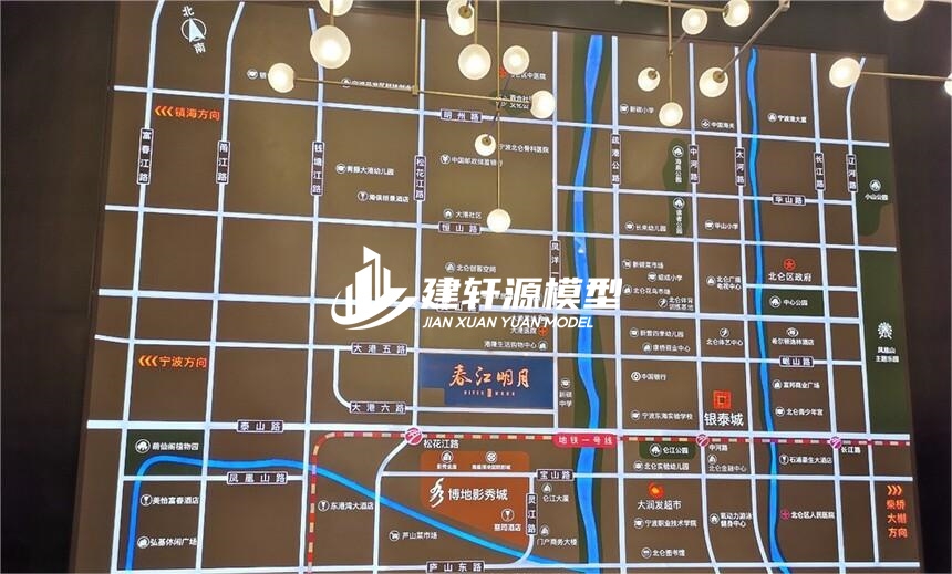 集贤房产壁挂模型